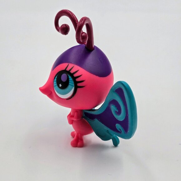 Littlest Pet Shop LPS Butterfly #2740 G4 Pink Purple Hasbro Read - Picture 3 of 8